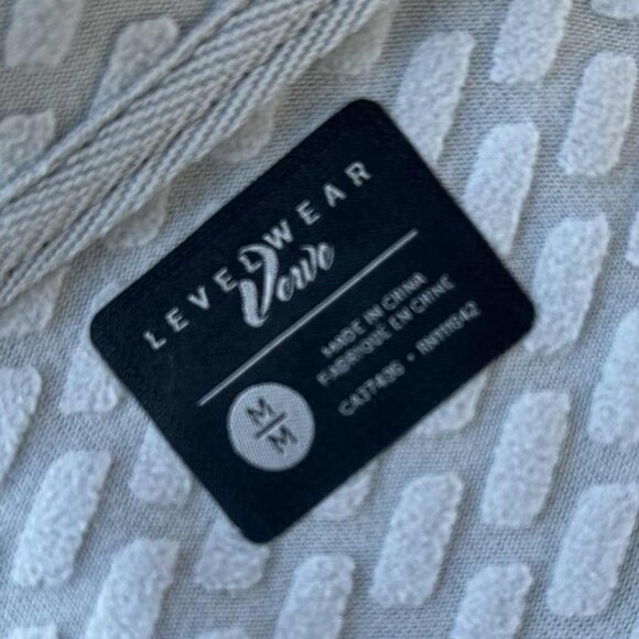 Levelwear Verve Cool Grey Hooded Asymmetric Zip Fleece-Lined Vest – US M - Picture 11 of 11